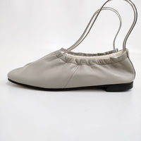 BEAUTIFUL SHOES 新品 BALLET SHOES レザー23cm TOSHINOSUKE TAKEGAHARA バレエシューズ Lグレー ビューティフルシューズ【中古】4-0929G♪