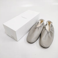 BEAUTIFUL SHOES 新品 BALLET SHOES レザー23cm TOSHINOSUKE TAKEGAHARA バレエシューズ Lグレー ビューティフルシューズ【中古】4-0929G♪