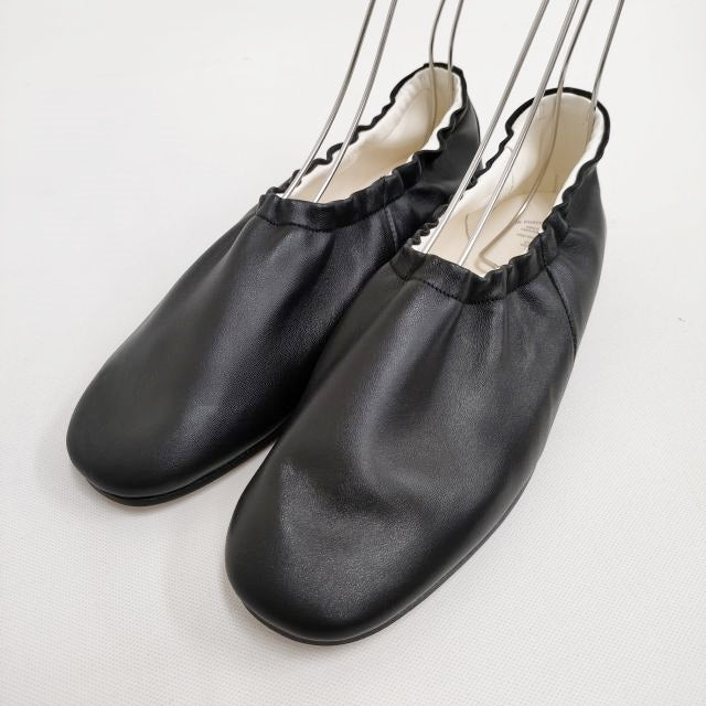 BEAUTIFUL SHOES 新品 BALLET SHOES レザー24cm TOSHINOSUKE TAKEGAHARA バレエシューズ