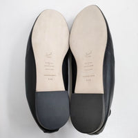 BEAUTIFUL SHOES 新品 BALLET SHOES レザー24cm TOSHINOSUKE TAKEGAHARA バレエシューズ ブラック ビューティフルシューズ【中古】4-0929G♪