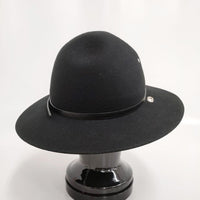 mature ha 新品 wool campign hat MIL-CH5180 定価19800円 帽子 ハット ブラック レディース マチュアーハ【中古】4-0929T♪