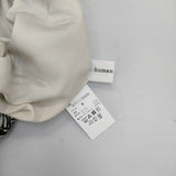 HUMAN WOMAN CU/Cツイル・リーフプリントスカート  ロングスカート ホワイト グリーン レディース ヒューマンウーマン【中古】5-0403M∞