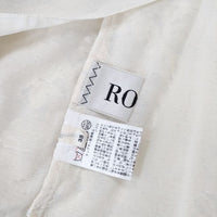 ROPE' レース 七分袖 ブラウス シャツ アイボリー レディース ロペ【中古】5-0529M∞
