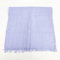 fog linen work リネン 無地 マフラー ストール パープル レディース フォグリネンワーク【中古】5-0615M◎
