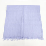 fog linen work リネン 無地 マフラー ストール パープル レディース フォグリネンワーク【中古】5-0615M◎