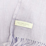 fog linen work リネン 無地 マフラー ストール パープル レディース フォグリネンワーク【中古】5-0615M◎