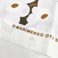 marimekko MINI UNIKKO ファブリック はぎれ 生地 ピンク ブラウン レディース マリメッコ【中古】5-0310G◎