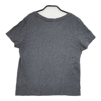 45R/45rpm Vネック コットン 半袖Ｔシャツ カットソー グレー レディース フォーティーファイブアールピーエム【中古】5-0703S∞