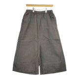 Vlas Blomme ライトリネンツイルペンギンパンツ コルトレイクリネン サルエルパンツ チャコールグレー レディース ヴラスブラム【中古】5-0403M∞