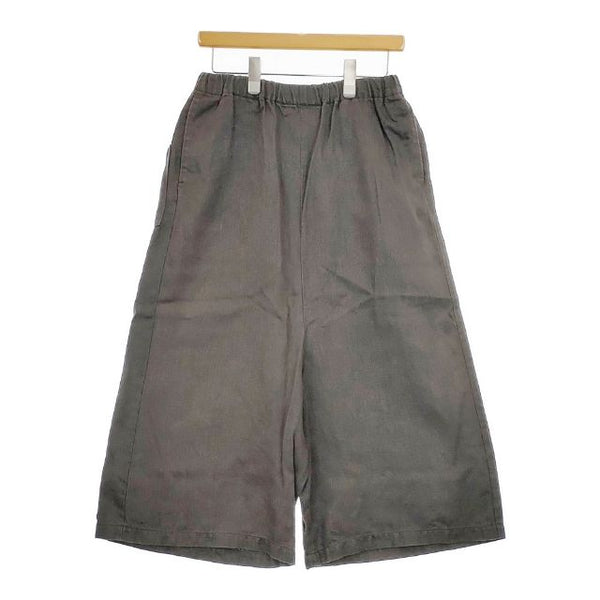 Vlas Blomme ライトリネンツイルペンギンパンツ コルトレイクリネン サルエルパンツ チャコールグレー レディース ヴラスブラム【中古】5-0403M∞