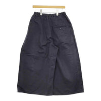 Vlas Blomme コットンコルトレイクリネン ワイドパンツ キュロット 135439 ガウチョパンツ ネイビー レディース ヴラスブラム【中古】5-0403M∞