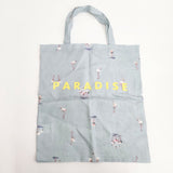 R&D.M.Co- FLAMINGO PARADISE BAG フラミンゴパラダイスバッグ リネン トートバッグ ミズイロ レディース オールドマンズテーラー【中古】5-0625M◎