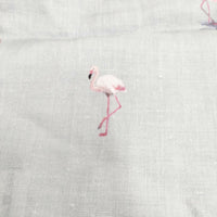 R&D.M.Co- FLAMINGO PARADISE BAG フラミンゴパラダイスバッグ リネン トートバッグ ミズイロ レディース オールドマンズテーラー【中古】5-0625M◎