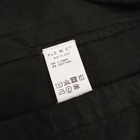 R&D.M.Co- 新品 ガーメントダイサイドストリングスカート リネンコットン 定価39600円 黒 レディース オールドマンズテーラー【中古】5-0305M♪