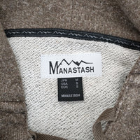 MANASTASH 7213027 WOOLLY BAJA HOODIE サイズM プルオーバー スウェット パーカー ブラウン レディース マナスタッシュ【中古】4-1018T♪