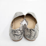 Beverly ビバリー パイソン サイドカットレザースクエアパンプス サイズ36 パンプス グレー レディース【中古】5-0625M◎