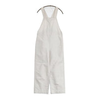Steven Alan COTTON MOLESKIN SALOPETTE 定価25300円 オーバーオール サロペット オフホワイト レディース スティーブンアラン【中古】5-0901M∞