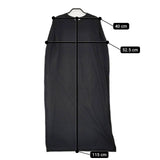 BEAUTY&YOUTH UNITED ARROWS コットンサイドスリットノースリーブワンピース 定価9900円 ワンピース ブラック レディース ビューティアンドユース【中古】5-0703S∞