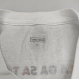 TANG TANG GASATANG MOLET’MOTTERU OBONDAKENI 半袖Ｔシャツ カットソー ホワイト メンズ タンタン【中古】5-0703S∞