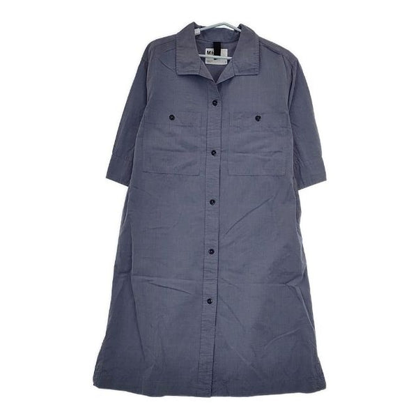 MHL. HIGHCOUNT COTTON END ON END OP 595-2157500 ワンピース ブルー レディース エムエイチエル【中古】5-0703S∞