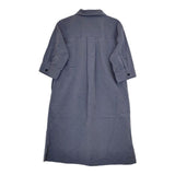 MHL. HIGHCOUNT COTTON END ON END OP 595-2157500 ワンピース ブルー レディース エムエイチエル【中古】5-0703S∞