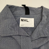 MHL. HIGHCOUNT COTTON END ON END OP 595-2157500 ワンピース ブルー レディース エムエイチエル【中古】5-0703S∞