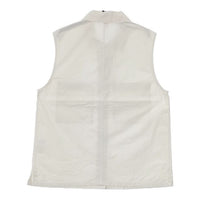 MHL. 595-9151550 DENSE POPLIN SHIRT コットン ノースリーブ ブラウス シャツ オフホワイト レディース エムエイチエル【中古】5-0703S∞