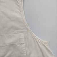 MHL. 595-9151550 DENSE POPLIN SHIRT コットン ノースリーブ ブラウス シャツ オフホワイト レディース エムエイチエル【中古】5-0703S∞