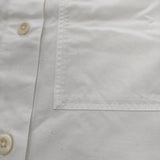 MHL. 595-9151550 DENSE POPLIN SHIRT コットン ノースリーブ ブラウス シャツ オフホワイト レディース エムエイチエル【中古】5-0703S∞