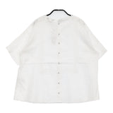 SM2 Samansa Mos2 新品 パッチワークレースブラウス 定価7590円 ブラウス シャツ 24SS ホワイト レディース サマンサモスモス【中古】5-0608S♪