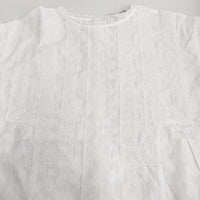 SM2 Samansa Mos2 新品 パッチワークレースブラウス 定価7590円 ブラウス シャツ 24SS ホワイト レディース サマンサモスモス【中古】5-0608S♪