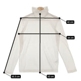 MARGARET HOWELL 589-3269004 コットンシルク サイズF 長袖Ｔシャツ カットソー ロンＴ 23AW ホワイト レディース マーガレットハウエル【中古】5-0529M∞