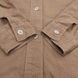 MHL. 595-4153501 サイズ2 COMPACT COTTON POPLIN 長袖シャツ 24SS ピンクベージュ レディース エムエイチエル【中古】4-1011M♪