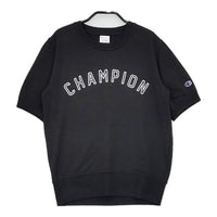 Champion CWSK014 半袖 トレーナー アーチロゴ スウェット ブラック レディース チャンピオン【中古】5-0706S∞