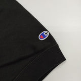 Champion CWSK014 半袖 トレーナー アーチロゴ スウェット ブラック レディース チャンピオン【中古】5-0706S∞