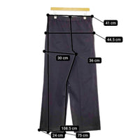 THE RERACS 未使用品 TRACK PANTS 定価27500円 トラックパンツ 24ss-rept-210-j パンツ 24SS ブラック メンズ ザリラクス【中古】5-0108G∞