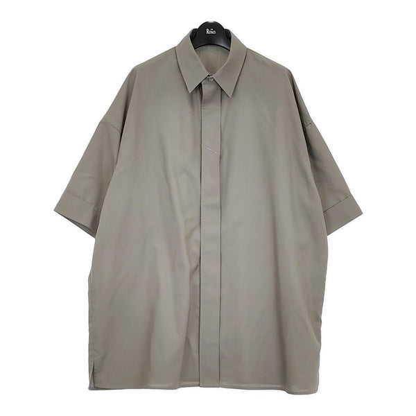 THE RERACS THE PERFECT HALF SLEEVE SHIRT 22SS-rebl-297l-j ポリエステル 半袖シャツ 22SS グレー レディース ザリラクス【中古】5-0608S♪