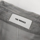 THE RERACS COACH SHIRTS コーチシャツ 22SS-REBL-296L-J ウール 長袖シャツ 22SS グレー レディース ザリラクス【中古】5-0322M∞