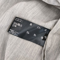 THE RERACS COACH SHIRTS コーチシャツ 22SS-REBL-296L-J ウール 長袖シャツ 22SS グレー レディース ザリラクス【中古】5-0322M∞