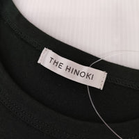 THE HINOKI 未使用品 定価13750円 TH24S-40 オーガニック コットン 半袖Ｔシャツ カットソー 24SS ブラック レディース ザ ヒノキ【中古】5-0709S∞