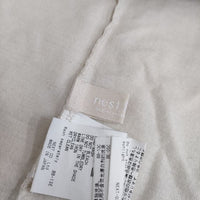nest Robe 度詰天竺ノースリーブコクーンワンピース 01202-1087-3 製品染め ワンピース アイボリー レディース ネストローブ【中古】5-0709S∞