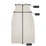 nest Robe 度詰天竺ノースリーブコクーンワンピース 01202-1087-3 製品染め ワンピース アイボリー レディース ネストローブ【中古】5-0709S∞