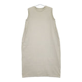 nest Robe 度詰天竺ノースリーブコクーンワンピース 01202-1087-1 製品染め ワンピース カーキ系 レディース ネストローブ【中古】5-0709S∞