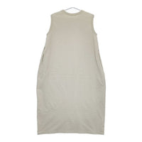 nest Robe 度詰天竺ノースリーブコクーンワンピース 01202-1087-1 製品染め ワンピース カーキ系 レディース ネストローブ【中古】5-0709S∞