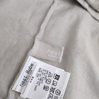 nest Robe 度詰天竺ノースリーブコクーンワンピース 01202-1087-1 製品染め ワンピース カーキ系 レディース ネストローブ【中古】5-0709S∞