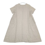 nest Robe リネン 2WAY 01172-1187 半袖 ワンピース キナリ ベージュ レディース ネストローブ【中古】5-0709S∞