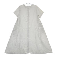 nest Robe リネン 2WAY 01172-1187 半袖 製品染め ワンピース ライトグレー系 レディース ネストローブ【中古】5-0709S∞