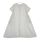 nest Robe リネン 2WAY 01172-1187 半袖 製品染め ワンピース ライトグレー系 レディース ネストローブ【中古】5-0709S∞