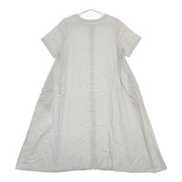 nest Robe リネン 2WAY 01172-1187 半袖 製品染め ワンピース ライトグレー系 レディース ネストローブ【中古】5-0709S∞
