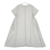 nest Robe リネン 2WAY 01172-1187 半袖 製品染め ワンピース ライトグレー系 レディース ネストローブ【中古】5-0709S∞
